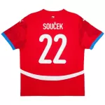 Maglia Repubblica Ceca Soucek 22 Uomo Primo Euro 2024