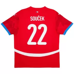 Maglia Repubblica Ceca Soucek 22 Uomo Primo Euro 2024 Maglia Repubblica Ceca Soucek 22 Uomo Primo Euro 2024
