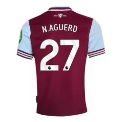 Maglia West Ham United N. Aguerd 27 Uomo Primo 2024/25 Maglia West Ham United N. Aguerd 27 Uomo Primo 2024/25