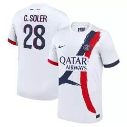 Maglia Paris Saint-Germain Carlos Soler 28 Uomo Secondo 2024/25 Maglia Paris Saint-Germain Carlos Soler 28 Uomo Secondo 2024/25