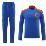 Paesi Bassi Felpe da Allenamento Uomo 1/4-Zip 2024/25 Blu