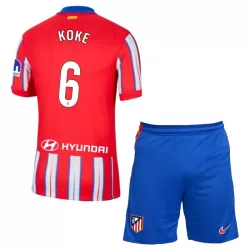 Completo calcio Atlético Madrid Koke 6 Bambino Primo 2024/25 Completo calcio Atlético Madrid Koke 6 Bambino Primo 2024/25