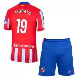 Completo calcio Atlético Madrid Morata 19 Bambino Primo 2024/25 Completo calcio Atlético Madrid Morata 19 Bambino Primo 2024/25
