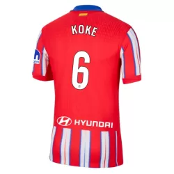 Maglia Atlético Madrid Koke 6 Uomo Primo 2024/25 Maglia Atlético Madrid Koke 6 Uomo Primo 2024/25
