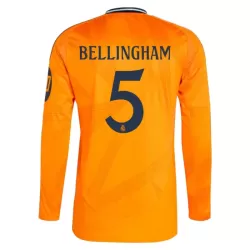 Maglia Real Madrid Bellingham 5 Uomo Secondo 2024/25 Maniche Lunghe Maglia Real Madrid Bellingham 5 Uomo Secondo 2024/25 Maniche Lunghe