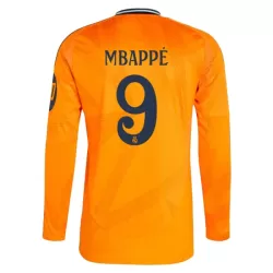 Maglia Real Madrid Mbappé 9 Uomo Secondo 2024/25 Maniche Lunghe Maglia Real Madrid Mbappé 9 Uomo Secondo 2024/25 Maniche Lunghe