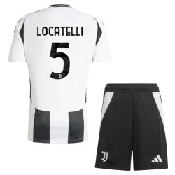 Completo calcio Juventus Locatelli 5 Bambino Primo 2024/25 Completo calcio Juventus Locatelli 5 Bambino Primo 2024/25