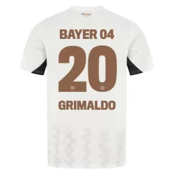 Maglia Bayer Leverkusen Alejandro Grimaldo 20 Uomo Secondo 2024/25 Maglia Bayer Leverkusen Alejandro Grimaldo 20 Uomo Secondo 2024/25