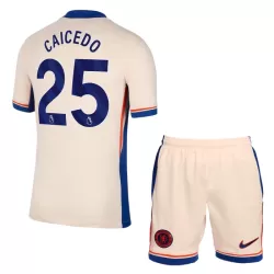 Completo calcio Chelsea Caicedo 25 Bambino Secondo 2024/25 Completo calcio Chelsea Caicedo 25 Bambino Secondo 2024/25