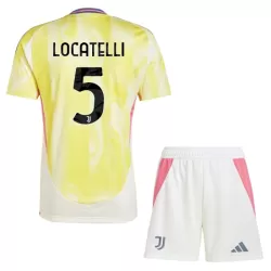 Completo calcio Juventus Locatelli 5 Bambino Secondo 2024/25 Completo calcio Juventus Locatelli 5 Bambino Secondo 2024/25