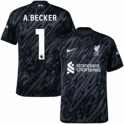 Maglia Portiere Liverpool A. Becker 1 Uomo 2024/25 Nera Maglia Portiere Liverpool A. Becker 1 Uomo 2024/25 Nera
