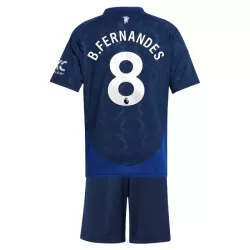 Completo calcio Manchester United Bruno Fernandes 8 Bambino Secondo 2024/25 Completo calcio Manchester United Bruno Fernandes 8 Bambino Secondo 2024/25
