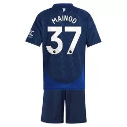 Completo calcio Manchester United Mainoo 37 Bambino Secondo 2024/25 Completo calcio Manchester United Mainoo 37 Bambino Secondo 2024/25