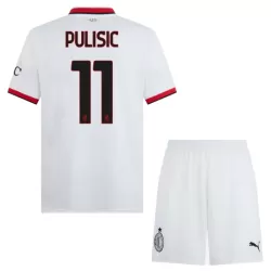 Completo calcio AC Milan Pulisic 11 Bambino Secondo 2024/25 Completo calcio AC Milan Pulisic 11 Bambino Secondo 2024/25