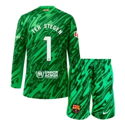 Completo calcio Portiere Barcellona Ter Stegen 1 Bambino Primo 2024/25 Maniche Lunghe Completo calcio Portiere Barcellona Ter Stegen 1 Bambino Primo 2024/25 Maniche Lunghe