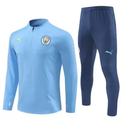 Manchester City Felpe da Allenamento Uomo 1/4-Zip 2024/25 Blu Manchester City Felpe da Allenamento Uomo 1/4-Zip 2024/25 Blu