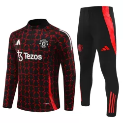 Manchester United Felpe da Allenamento Uomo 1/4-Zip 2024/25 Nera Manchester United Felpe da Allenamento Uomo 1/4-Zip 2024/25 Nera