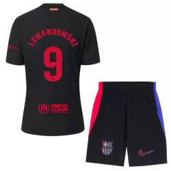 Completo calcio Barcellona Lewandowski 9 Bambino Secondo 2024/25 Completo calcio Barcellona Lewandowski 9 Bambino Secondo 2024/25