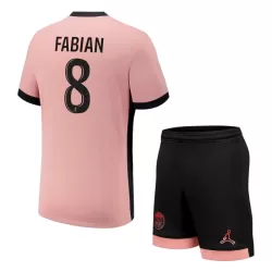 Completo calcio Paris Saint-Germain Fabian Ruiz 8 Bambino 3rd 2024/25 Completo calcio Paris Saint-Germain Fabian Ruiz 8 Bambino 3rd 2024/25