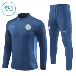 Manchester City Felpe da Allenamento Bambino 1/4-Zip 2024/25 Navy Manchester City Felpe da Allenamento Bambino 1/4-Zip 2024/25 Navy