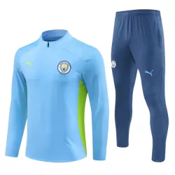 Manchester City Felpe da Allenamento Uomo 1/4-Zip 2024/25 Blu Manchester City Felpe da Allenamento Uomo 1/4-Zip 2024/25 Blu