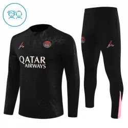 Paris Saint-Germain Felpe da Allenamento Bambino 1/4-Zip 2024/25 Nera Paris Saint-Germain Felpe da Allenamento Bambino 1/4-Zip 2024/25 Nera