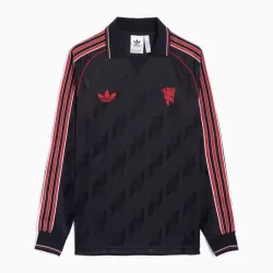 Maglia Manchester United Uomo Retro 2024/25 Maniche Lunghe Maglia Manchester United Uomo Retro 2024/25 Maniche Lunghe