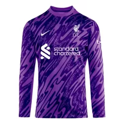 Maglia Portiere Liverpool Uomo 2024/25 Viola Maniche Lunghe Maglia Portiere Liverpool Uomo 2024/25 Viola Maniche Lunghe