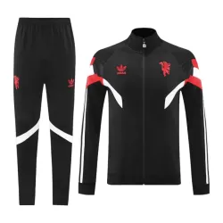 Manchester United Tute da giacca da allenamento Uomo 2024/25 Nera Manchester United Tute da giacca da allenamento Uomo 2024/25 Nera