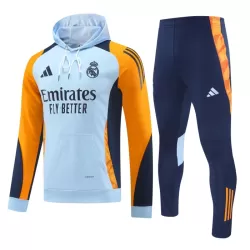 Real Madrid Hoodie Felpe da Allenamento Uomo 2024/25 Blu Real Madrid Hoodie Felpe da Allenamento Uomo 2024/25 Blu