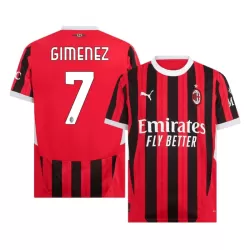 Maglia AC Milan Gimenez 7 Uomo Primo 2024/25 Maglia AC Milan Gimenez 7 Uomo Primo 2024/25