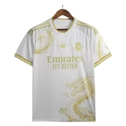Maglia Real Madrid Uomo 2024/25 Drago Bianca - Speciale Maglia Real Madrid Uomo 2024/25 Drago Bianca - Speciale