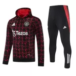 Manchester United Hoodie Felpe da Allenamento Uomo 2024/25 Rossa