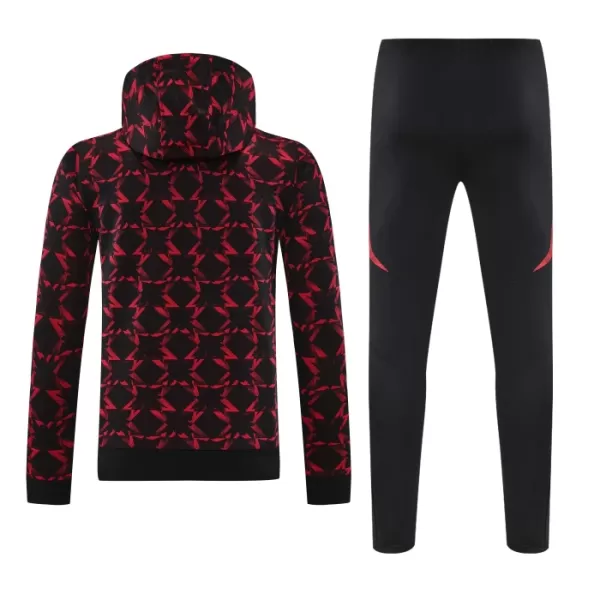 Manchester United Hoodie Felpe da Allenamento Uomo 2024/25 Rossa