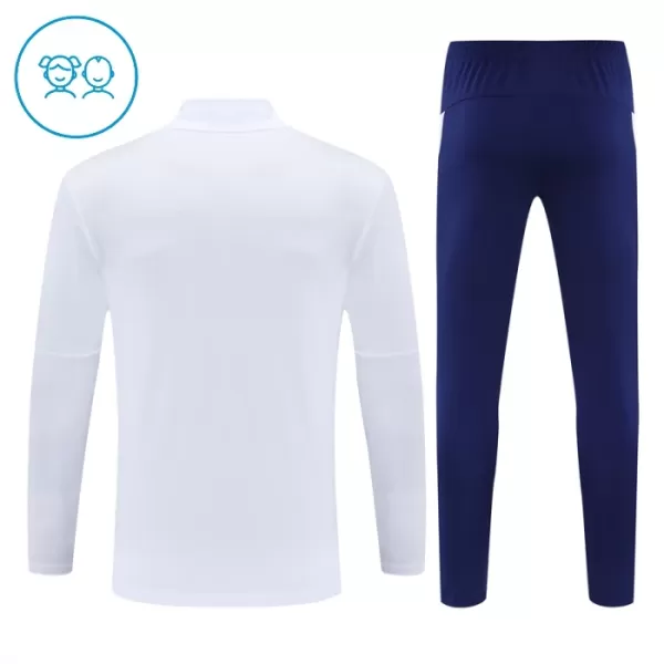 Portogallo Felpe da Allenamento Bambino 1/4-Zip 2024/25 Bianca