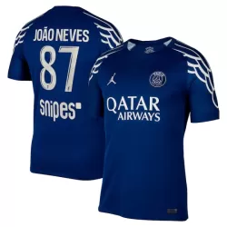 Maglia Paris Saint-Germain Joao Neves 87 Uomo 4th 2024/25 Maglia Paris Saint-Germain Joao Neves 87 Uomo 4th 2024/25