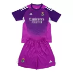 Completo calcio Portiere Real Madrid Bambino 2025-26 Viola