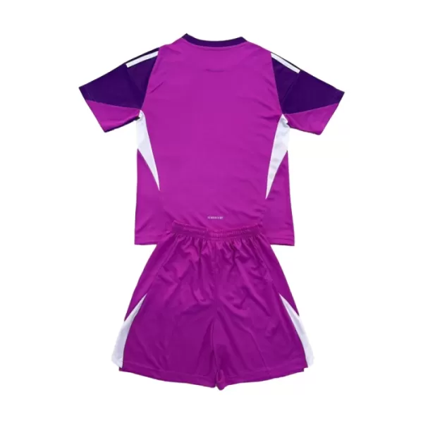 Completo calcio Portiere Real Madrid Bambino 2025-26 Viola