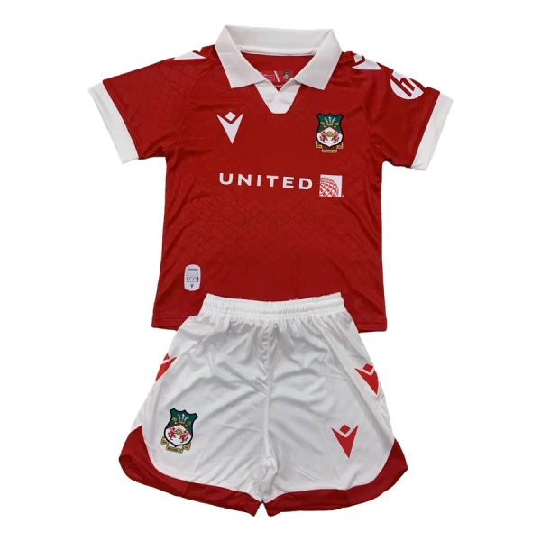 Completo calcio Wrexham Bambino Primo 2024/25 Completo calcio Wrexham Bambino Primo 2024/25