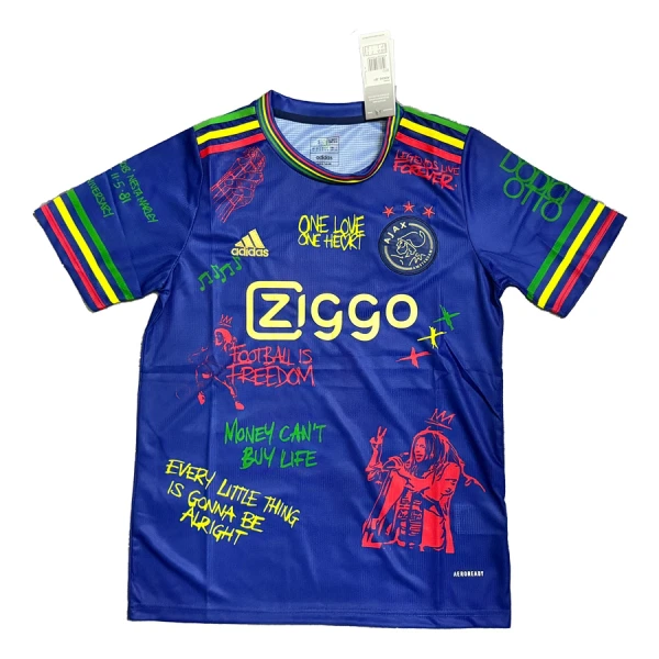 Maglia Ajax Amsterdam x Bob Marley Uomo 2024/25 Blu