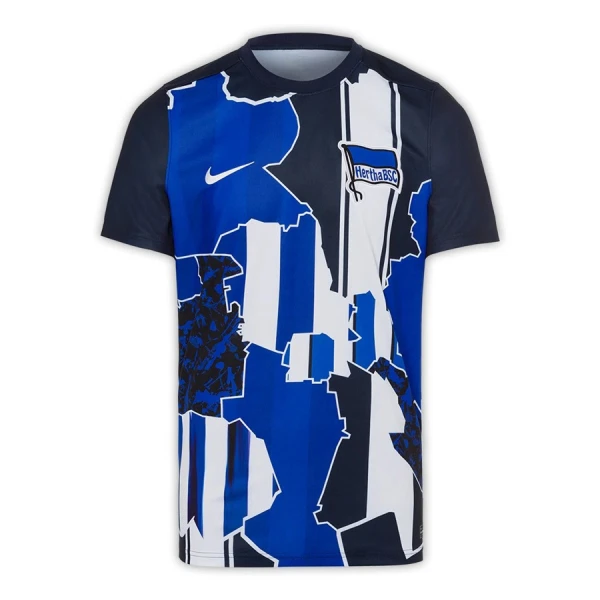 Maglia Hertha BSC Pre-Match Uomo 2024/25 Maglia Hertha BSC Pre-Match Uomo 2024/25
