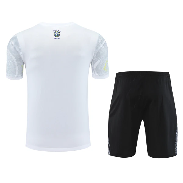 Completo calcio Brasile Bambino 2024/25 Bianca - Speciale