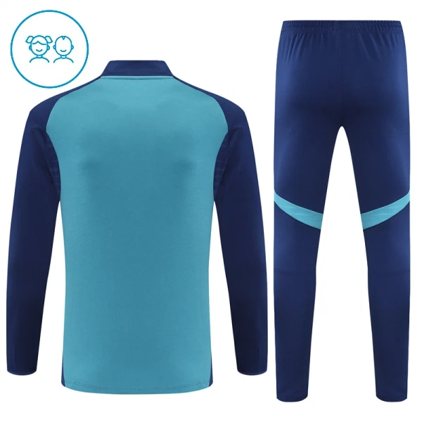 Arsenal Felpe da Allenamento Bambino 1/4-Zip 2025-26 Blu