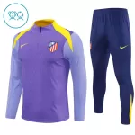 Atlético Madrid Felpe da Allenamento Bambino 1/4-Zip 2025-26 Viola