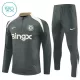Chelsea Felpe da Allenamento Bambino 1/4-Zip 2025-26 Grigio Chelsea Felpe da Allenamento Bambino 1/4-Zip 2025-26 Grigio