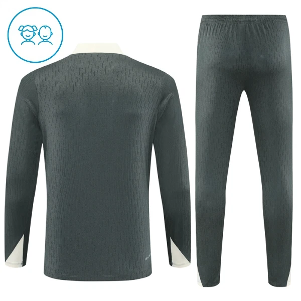 Chelsea Felpe da Allenamento Bambino 1/4-Zip 2025-26 Grigio