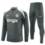 Chelsea Felpe da Allenamento Uomo 1/4-Zip 2025-26 Grigio