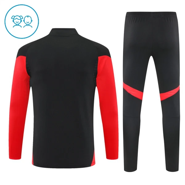 FC Bayern Monaco Felpe da Allenamento Bambino 1/4-Zip 2025-26 Nera