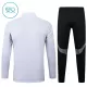 Inter Miami CF Felpe da Allenamento Bambino 1/4-Zip 2025-26 Bianca