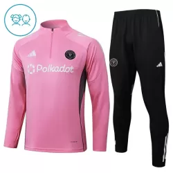 Inter Miami CF Felpe da Allenamento Bambino 1/4-Zip 2025-26 Rosa Inter Miami CF Felpe da Allenamento Bambino 1/4-Zip 2025-26 Rosa
